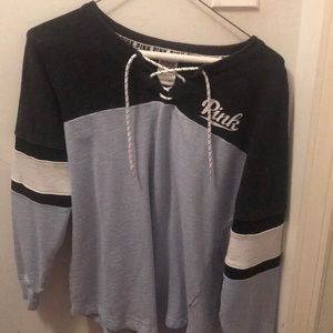 pink love sleeve shirt